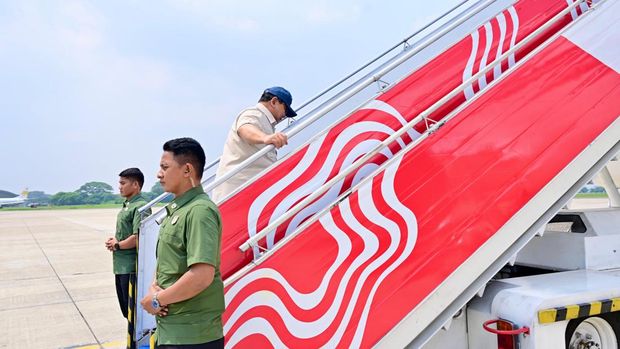 Presiden Prabowo Subianto bertolak ke Singapura, Sabtu (9/8/2025)