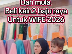 Tak Tunggu Jelang Lebaran, Pria Ini Siapkan 30 Baju Keluarga Harga Rp 5 Juta