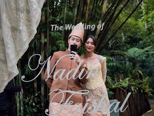 Gaya Serasi Sheila Dara-Vidi Aldiano di Pernikahan Adik dan Nadin Amizah