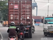 Polisi Akan Tindak Truk Kontainer yang Masuk Jalan Kota Sebelum Jam Operasional