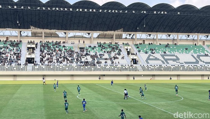 Uji coba PSS Sleman vs Sumsel United di Stadion Maguwoharjo, Sleman, Sabtu (9/8/2025).
