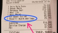 Viral Struk Makan di Resto Ada Biaya Royalti Musik Rp 29 Ribu, Ini Faktanya