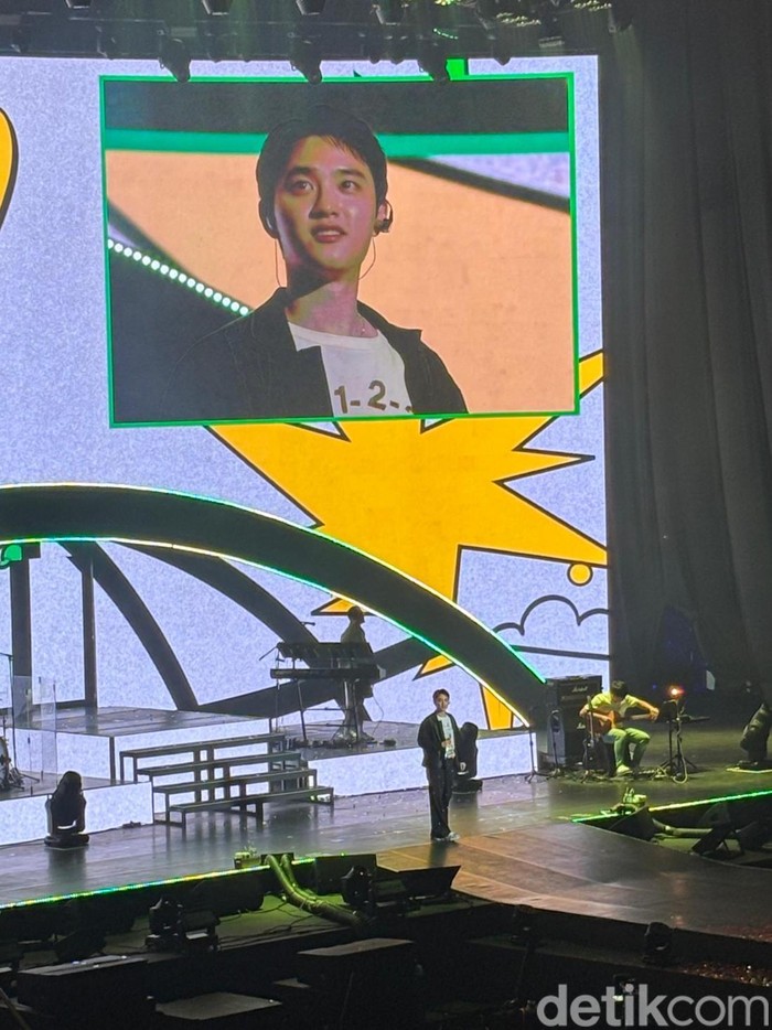 Doh Kyung Soo Doh Kyung Soo (D.O. EXO) sukses menggelar konser tunggal pertamanya di Jakarta berjudul DO It! pada Sabtu (9/8/2025) di Indonesia Arena, Jakarta.