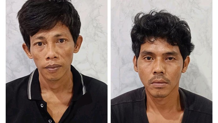Dua pelaku pemilik ganja di OKU Selatan berhasil diamankan.