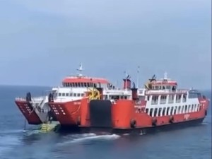 Dua Pekan Beroperasi, KMP Tunu Pratama Jaya 3888 Rusak Rampdoor