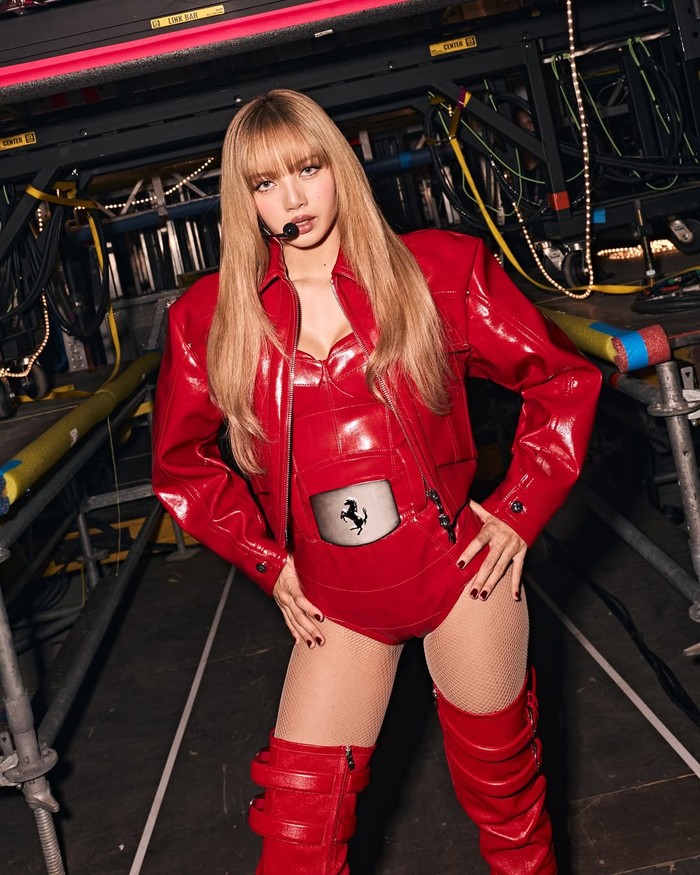 Lisa BLACKPINK di konser DEADLINE BLACKPINK, Milan, Italia.