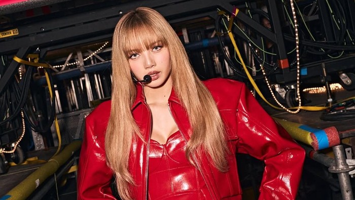 Lisa BLACKPINK di konser DEADLINE BLACKPINK, Milan, Italia.