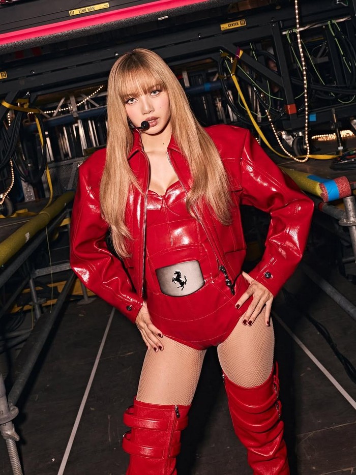Lisa BLACKPINK di konser DEADLINE BLACKPINK, Milan, Italia.