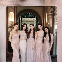 Raline dan Luna sama-sama memberikan gaya terbaiknya untuk pernikahan sang sahabat. Namun, siapa favoritmu? (Foto: Instagram/@moonshine2nd_lunamaya)