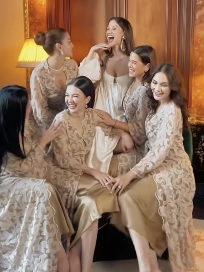 Adu Gaya Raline Shah & Luna Maya Jadi Bridesmaid Millane Fernandez di Italia