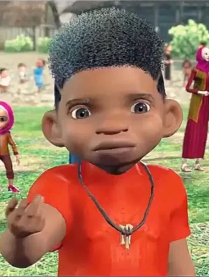 Tangkapan layar adegan film animasi Merah Putih: One For All.
