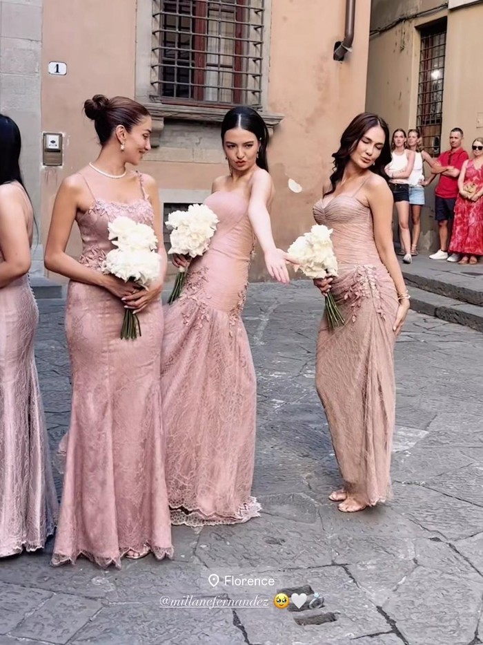 Millane Fernandez Millane Fernandez menikah dengan Max Kordek di Italia.