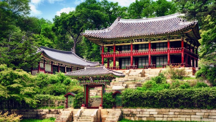 Pavilion Taman Rahasia Changdeokgung di Seoul Pavilion Taman Rahasia Changdeokgung di Seoul