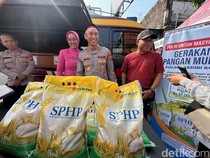 Polres Kediri Kota & Bulog Gelar Pangan Murah di CFD