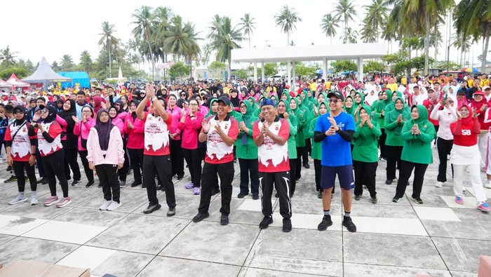 Polres Pangandaran Gelar Gebyar Merah Putih Sambut HUT RI. (dok istimewa)