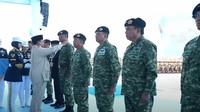 Dalam acara ini Prabowo turut melantik Jenderal Tandyo Budi Revita menjadi Wakil Panglima TNI. (Foto: dok. YouTube Setpres)