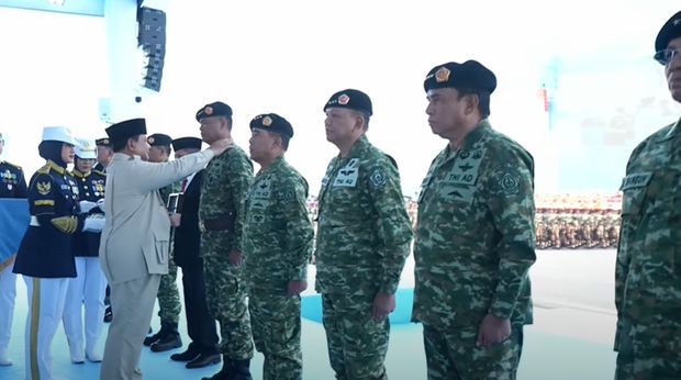 Pelantikan Wakil Panglima TNI Jenderal Tandyo Budi Revita.