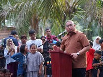 Andre Rosiade Resmikan Pemakaian Tower BTS Telkomsel di Sinamar