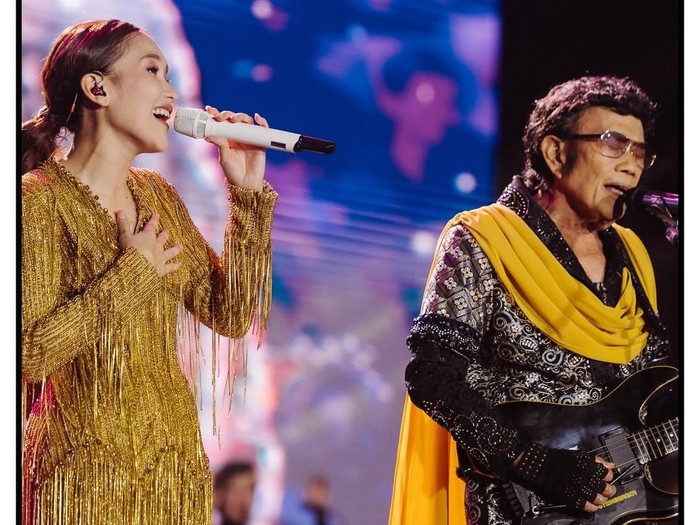 Ayu Ting Ting Penampilan Ayu Ting Ting saat menggelar konser perdana di Cilodong, Depok, akhir pekan lalu.