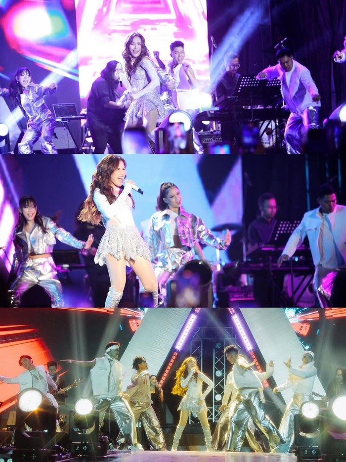 Ayu Ting Ting Penampilan Ayu Ting Ting saat menggelar konser perdana di Cilodong, Depok, akhir pekan lalu.