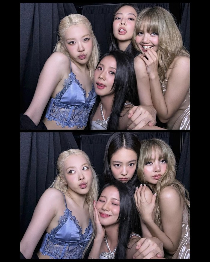 BLACKPINK berpose di sela-sela tur dunia DEADLINE.