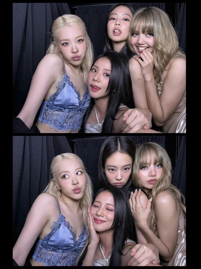 BLACKPINK berpose di sela-sela tur dunia DEADLINE.