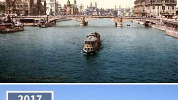 Paviliun Bangsa-Bangsa, Paris, Prancis, 1900 – 2017. Dulu jadi bagian pameran dunia di Paris tahun 1900, kini lokasinya berubah total tanpa jejak bangunan aslinya. Foto: re.photos