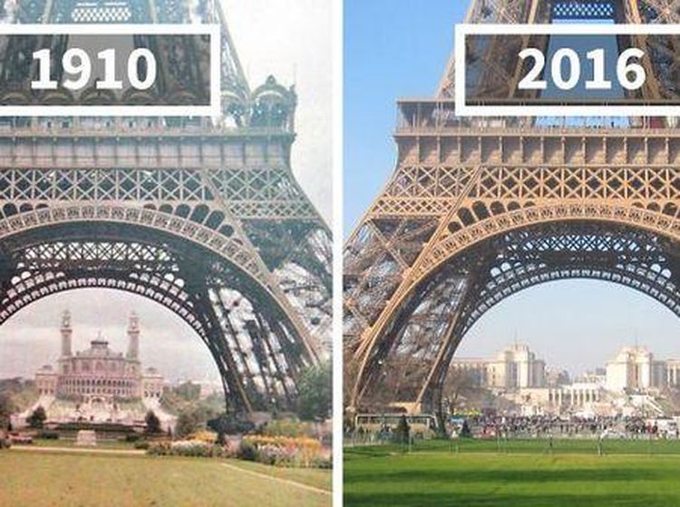 Foto Dulu vs Sekarang Tempat Dunia, Bikin Melotot!