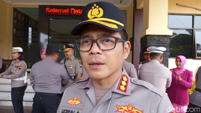 Kapolresta Magelang Kombes Herbin Garbawiyata Jaya Sianipar di Polresta Magelang, Senin (11/8/2025).