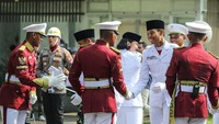 Setelah berpindah ke Istana Negara, para calon Paskibraka akan menjalani sejumlah latihan akhir.  Pengukuhan para Paskibraka rencananya akan digelar pada 13 Agustus 2025. ANTARA FOTO/ASPRILLA DWI ADHA