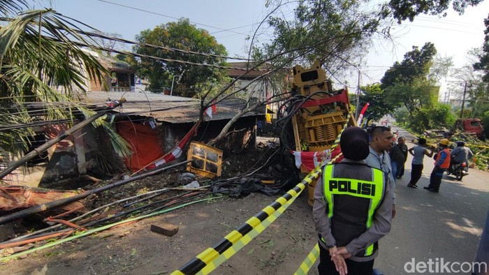 Lokasi kecelakaan di Jalan Gombel Lama, Kota Semarang, Senin (11/8/2025).