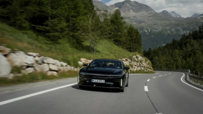 The Lucid Air Grand Touring conducted a record-breaking journey of 1,205 kilometers (~749 miles) between St. Moritz, Switzerland and Munich, Germany, including alpine roads, highways, and secondary roads. Lucid exceeded the previous record for the longest journey of 1,045 kilometers set in June 2025 by 160 kilometers.