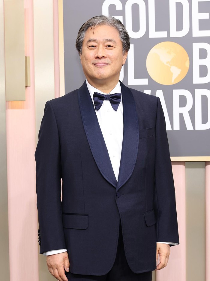 Sutradara Korea Selatan Park Chan Wook menghadiri 80th Annual Golden Globe Awards di The Beverly Hilton, Beverly Hills, California, pada 10 Januari 2023.