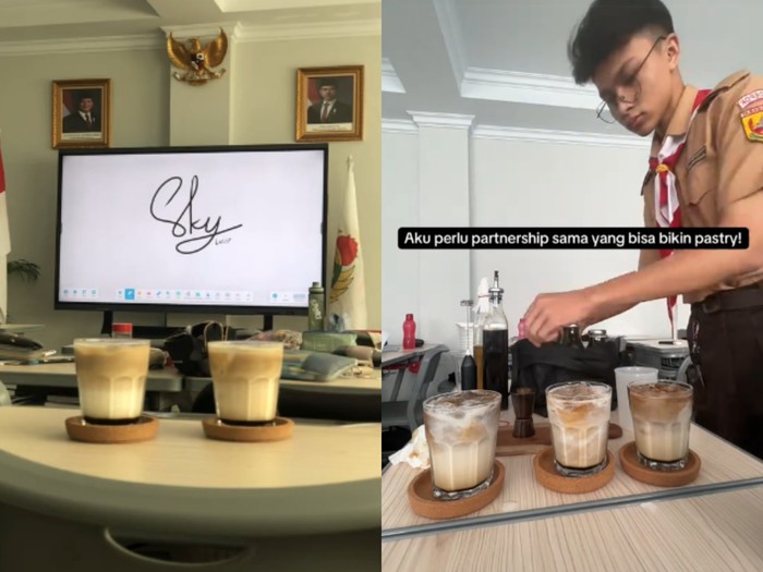 Skywalker Phoenix Bask, pelajar SMA jualan es kopi susu di dalam kelas yang viral di TikTok