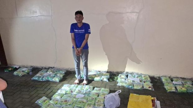 Penampakan 80 Kg Paket Sabu yang Digagalkan Bareskrim di Sulsel
