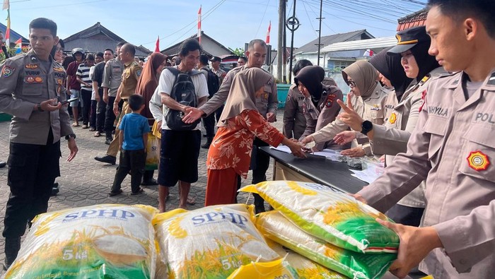 Polda Babel menggelar gerakan pangan murah