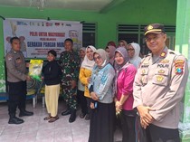 Gerakan Pangan Murah di Mojokerto, Beras 2 Ton Ludes