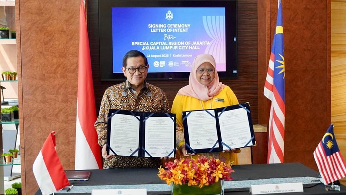 Pramono dan Wali Kota KL (dok. Pemprov DKI)