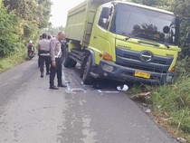 Pelajar di Muba Tewas Usai Motornya Tertabrak Truk