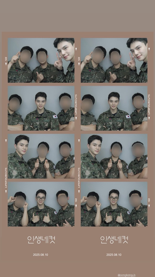 Potret terbaru Song Kang dalam balutan seragam militer viral mencuri perhatian netizen. Bintang drama Korea Nevertheless itu tampil menawan dengan postur tubuh kekar dan atletis. Foto: Instagram