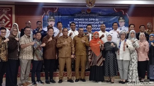 Suasana Kunker Komisi IX DPR RI di Kantor Gubernur NTT, Senin (11/8/2025). (Simon Selly/detikBali)