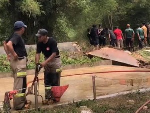Tanggul Jebol Rendam Permukiman di Bojongsari, Turap Permanen Segera Dibangun