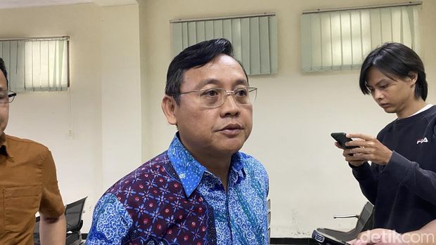 Penasihat Hukum Martono, Khaerul Anwar di Pengadilan Tipikor Semarang, Kecamatan Semarang Barat, Kota Semarang, Senin (11/8/2025).