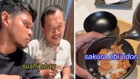 Begini Reaksi Penjual Sushi Gerobakan Makan Sushi Omakase Rp 4 Juta