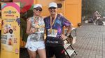 Keren! Ayah Chelsea Olivia Ikut Fun Run Meski Pakai 3 Ring Jantung