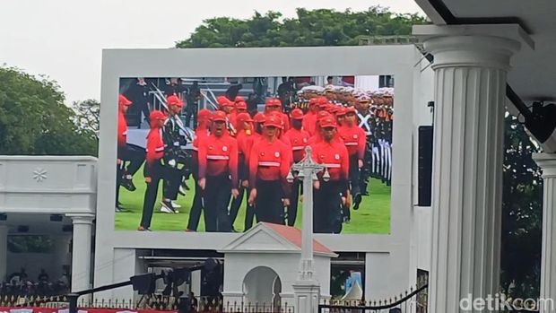 Gladi HUT ke-80 RI di Istana Merdeka