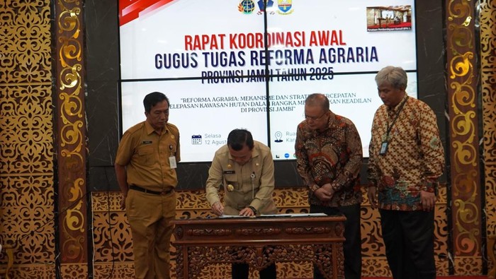Gubernur Jambi Al Haris di Rakor Gugus Tugas Reformasi Agraria 2025