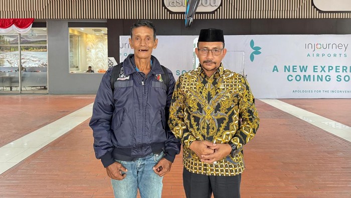 Ismail (kiri) bertemu Haji Uma (Kanan) di Jakarta (istimewa)