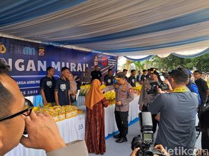 Kapolri Cek Gerakan Pangan Murah Polda Banten, Warga Ucapkan Terima Kasih