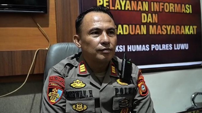 Kasi Propam Polres Luwu AKP Mirwan Herlambang.